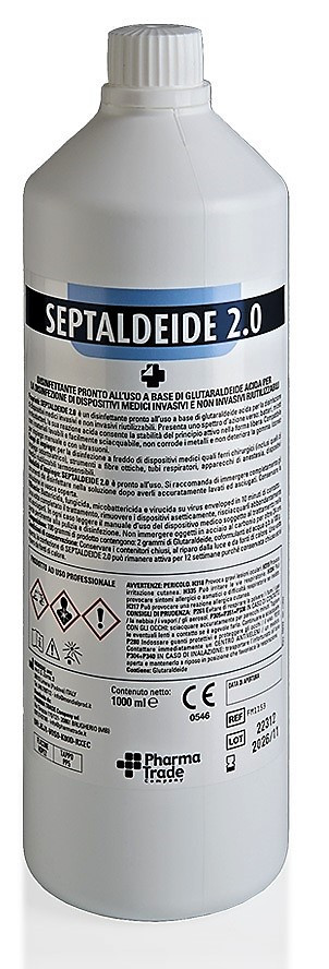 TORINOMED - Sterilizzante per strumenti e oggetti SEPTALDEIDE 2.0 - flacone da 1 litro