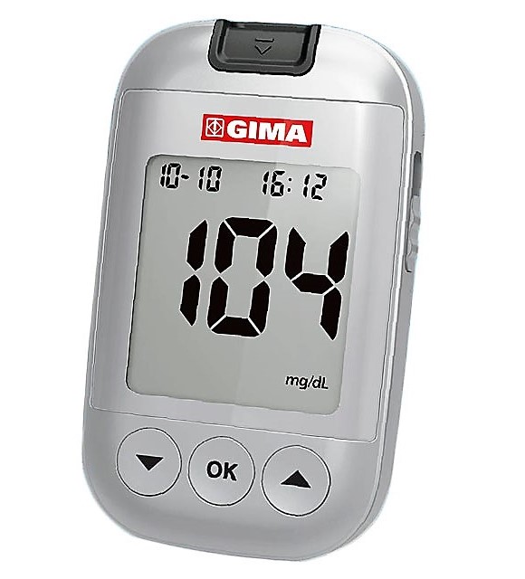 24111_1 TORINOMED - KIT COMPLETO GLUCOMETRO GIMA mg/dl