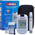 24111_a KIT COMPLETO GLUCOMETRO GIMA Bluetooth mg/dl