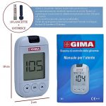 24111_b KIT COMPLETO GLUCOMETRO GIMA Bluetooth mg/dl