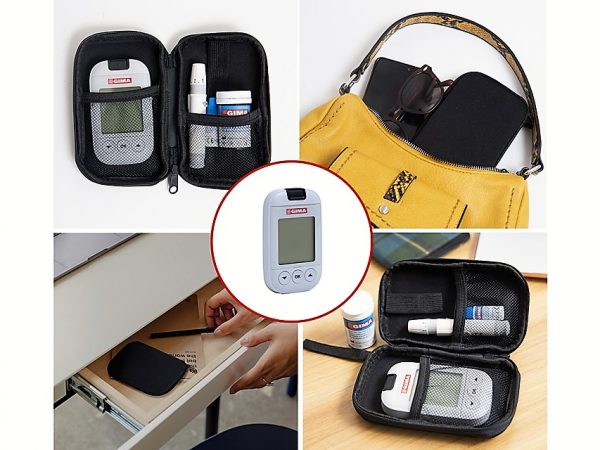 24111_d KIT COMPLETO GLUCOMETRO GIMA Bluetooth mg/dl