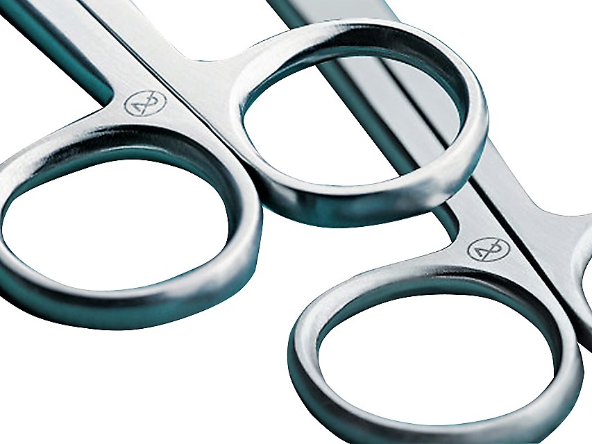 38700_a Forbici chirurgiche punte acute rette - 13 cm - PEHA 991083 - conf. da 25 pz. sterili