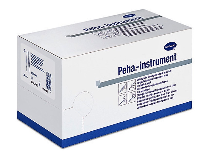 38740_b Pinza Adson per tessuti retta - 12 cm. - PEHA 991062 - conf. da 25 pz. sterili
