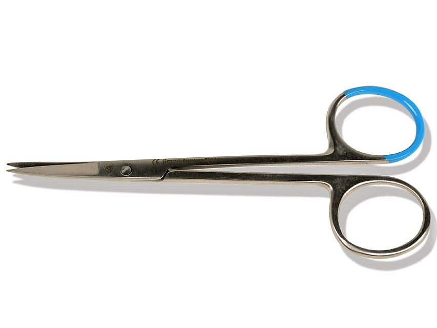 38831 TORINOMED - Forbici IRIS sterili - punte acute - curve - 1,5 cm. - GIMA - conf. da 25 pz. sterili