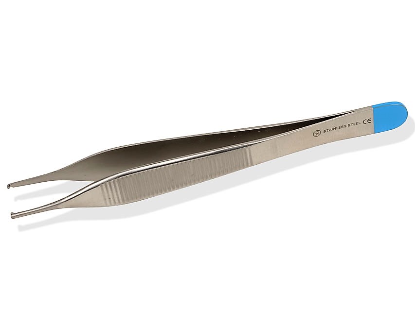38871 TORINOMED - Pinza ADSON Chirurgica sterile - retta - 12 cm. 1x2 denti - GIMA - conf. da 25 pz. sterili