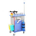 CARRELLO EMERGENZA NEO Carrello emergenza ad alta resistenza, dimensioni 75 x 47,5 x 92 cm. con 5 cassetti.