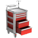 CARRELLO EMERGENZA  COMPACT KART - rosso