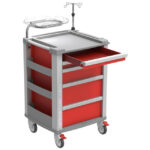 CARRELLO EMERGENZA  COMPACT KART - rosso