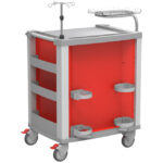 Carrello emergenza MEDI KART - rosso