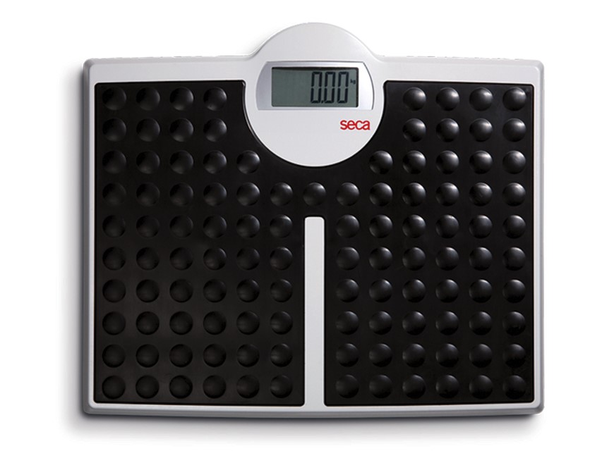 TORINOMED - BILANCIA DIGITALE PIATTA SECA 813 Bilancia elettronica con portata fino a 200 kg. La piattaforma molto ampia e la forma piatta facilitano la pesatura di pazienti sovrappeso; la salita risulta semplificata.