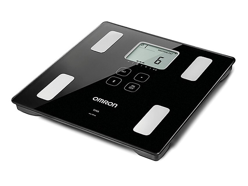 27291_a Bilancia BODY FAT OMRON VIVA HBF-222T-EBK