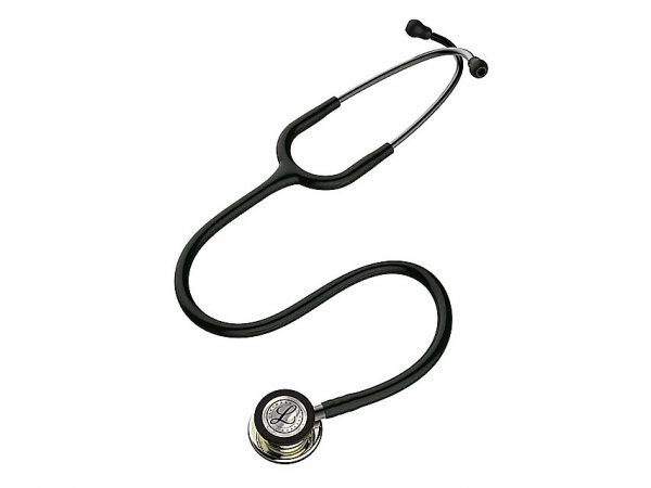 32243 TORINOMED - STETOSCOPIO 3M™ LITTMANN® CLASSIC III • Codice 3M: 5861 • Colore: nero con finiture champagne • Lunghezza: 69 cm • Ø padiglione: 43/33 mm.