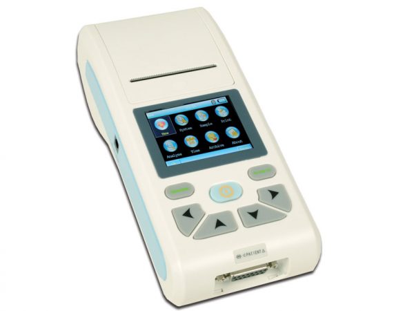 33232 TORINOMED - ECG CARDIOPOCKET 3 CANALI con software ECG a 12 derivazioni che stampa le onde ECG grazie a un sistema termico; misura e diagnostica i parametri ECG automaticamente.