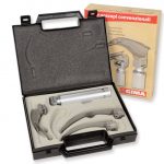 34302 TORINOMED - SET LARINGO ADULTI STANDARD RICARICABILI (MANICO + LAME) • (3 lame Mc INTOSH 2-3-4)