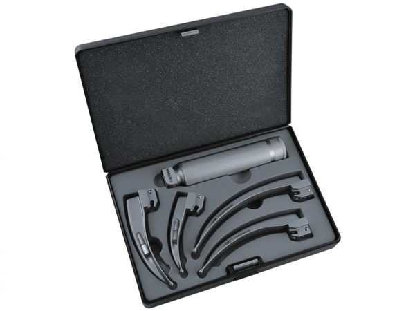 34303 TORINOMED - SET LARINGOSCOPIO 4 LAME - Lame Mc Intosh 1-2-3-4