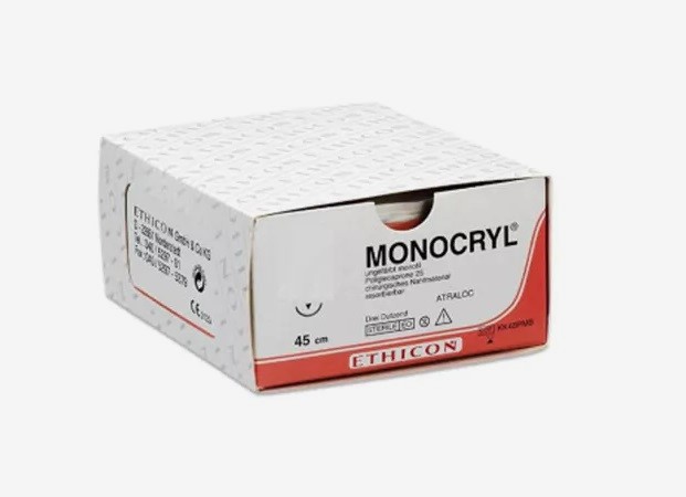 MONOCRYL MONOCRYL 2/0 - Y443H - ETHICON monofilamento - 3/8 ago: FS-1 24 mm. - 70 cm. filo - conf. 36 pz.