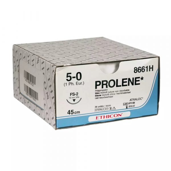 PROLENE 3/0 – 8687H – ETHICON monofilamento – 3/8 - ago: PS-2 19 mm. - 45 cm. filo – conf. 36 pz.
