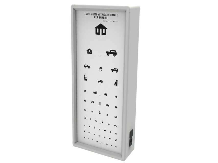 TORINOMED - OTTOTIPO LUMINOSO PEDIATRICO - 3 metri
