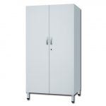 27942.44.45_b ARMADIO PORTAFARMACI - in bilaminato, spessore 20 mm. - 100 x 60 x h. 195 cm. - con tesoretto per stupefacenti