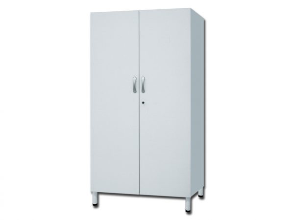 27942.44.45_b ARMADIO PORTAFARMACI - in bilaminato, spessore 20 mm. - 100 x 60 x h. 195 cm. - con tesoretto per stupefacenti