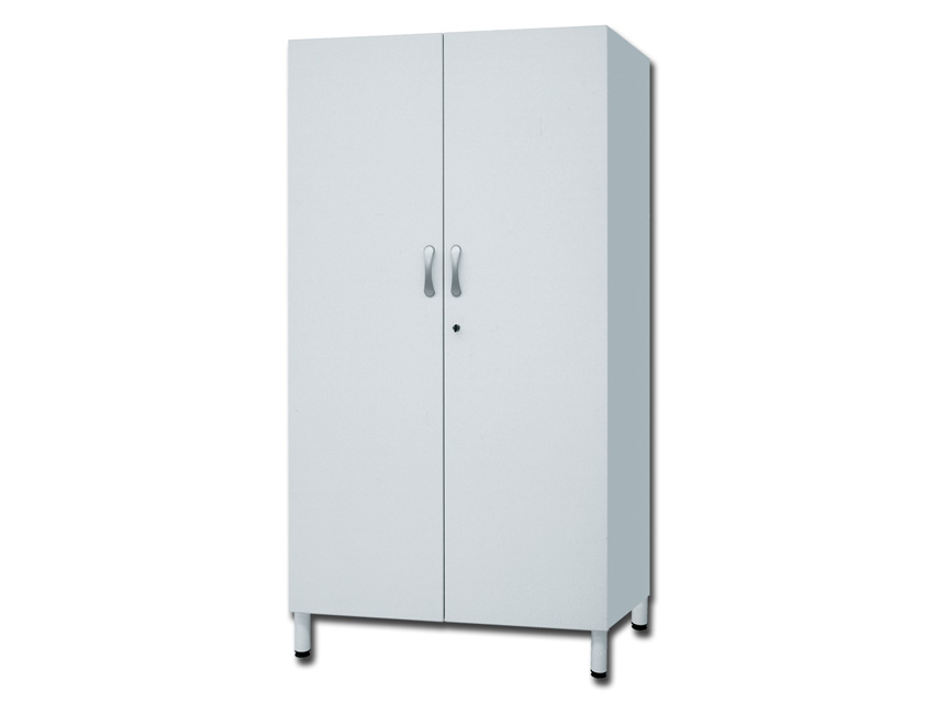 27942.44.45_b ARMADIO PORTAFARMACI - in bilaminato, spessore 20 mm. - 100 x 60 x h. 195 cm. - con tesoretto per stupefacenti