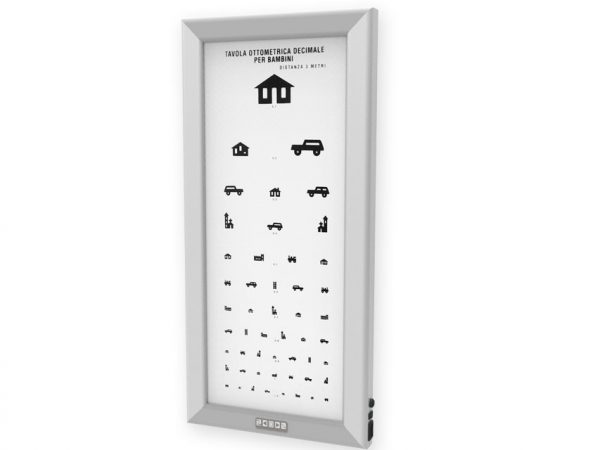 44713 TORINOMED - OTTOTIPO ULTRAPIATTO A LED - Pediatrico