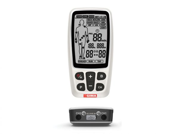 GIMA-CARE TENS/EMS - 2 canali - 60 programmi