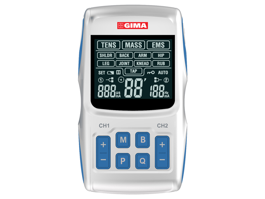 28406 GIMA-CARE TENS - 2 canali - 36 programmi medici