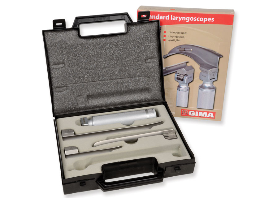 34306 TORINOMED - SET STANDARD RICARICABILI (MANICO + LAME) • Doctor set (3 lame MILLER 1, 2, 3)