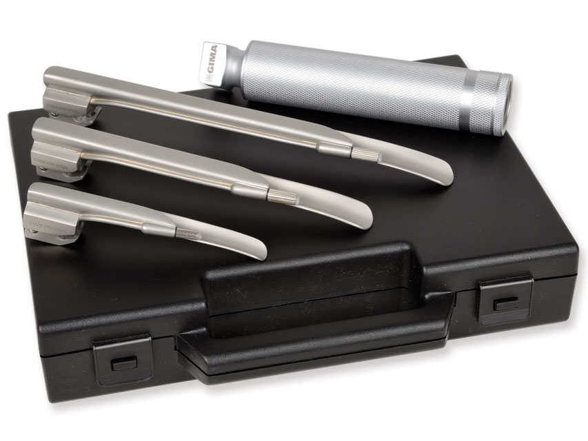 TORINOMED - SET STANDARD RICARICABILI (MANICO + LAME) • Doctor set (3 lame MILLER 1, 2, 3)