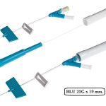 3_BLU_saf t intima con raccordo a y 22gx19mm AGO CANNULA BD SAF-T™ INTIMA con raccordo a Y - conf. 25 pezzi - (€ 4,95 CAD.)