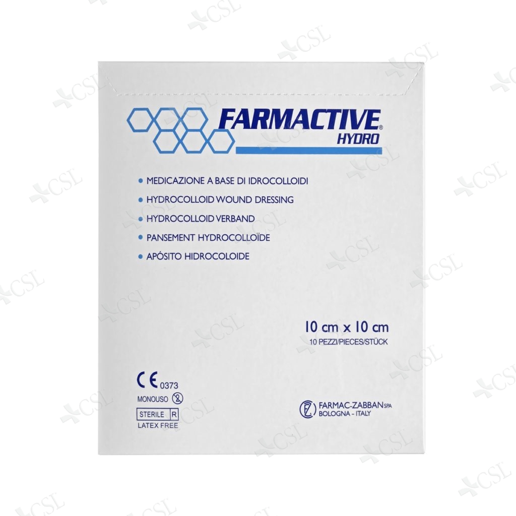 Farmactive® Hydro - Medicazione idrocolloidale - 10 x 10 cm. - box 10 pz.