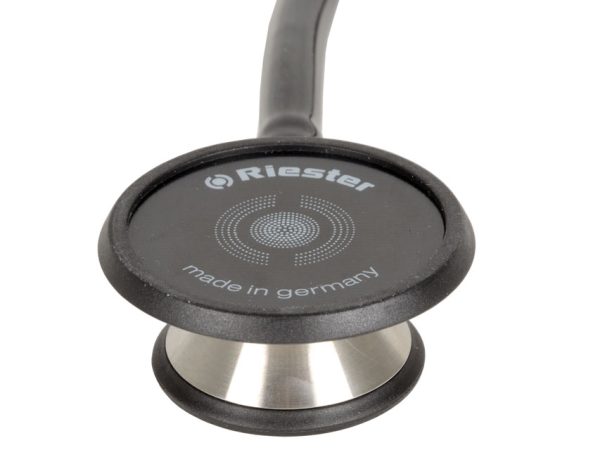 32333_b STETOSCOPIO RIESTER DUPLEX 2.0 IN ACCIAIO INOX - adulto - nero