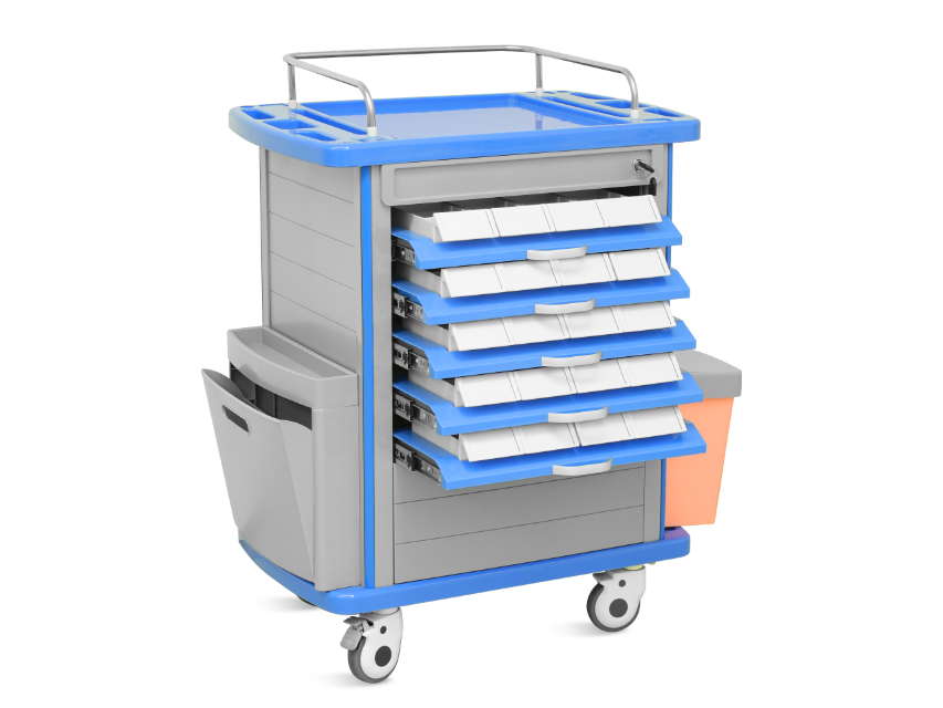 CARRELLO FARMACIA NEO_CASSETTI FRONTALI CARRELLO FARMACIA NEO