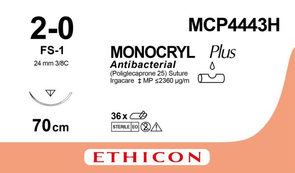 MONOCRYL Plus MCP4443H_2-0 TORINOMED - MONOCRYL-Plus-MCP4443H_2-0