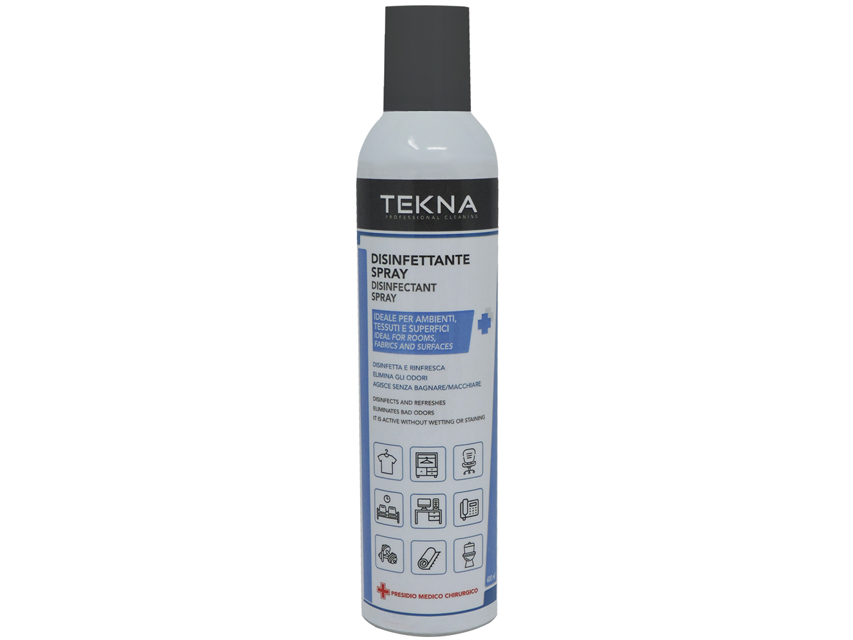 DISINFETTANTE SPRAY TEKNA PER AMBIENTI E SUPERFICI - TORINOMED