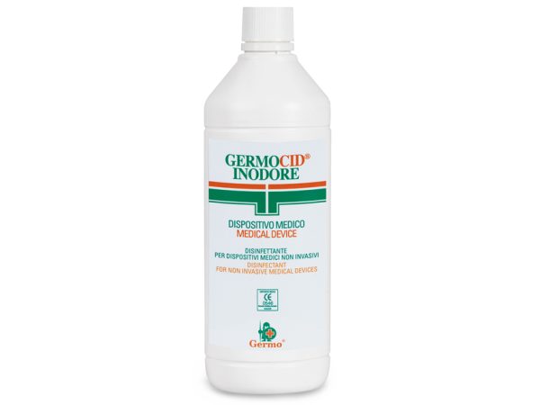 GERMOCID INODORE - 1 LITRO - DISINFETTANTE PER DISPOSITIVI MEDICI GERMOCID INODORE - 1 LITRO - DISINFETTANTE PER DISPOSITIVI MEDICI - TORINOMED