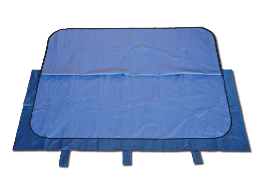 TELO SALMA - vinile coperto con nylon - portata 150 kg - APERTO TELO SALMA - vinile coperto con nylon - portata 150 kg