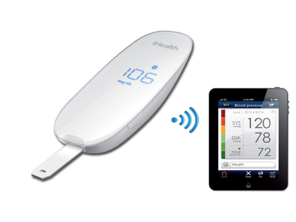 GLUCOMETRO iHEALTH BG5 - senza strisce-wireless GLUCOMETRO iHEALTH BG5 - senza strisce