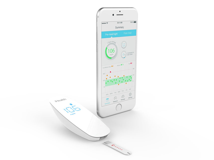 GLUCOMETRO iHEALTH BG5 - senza strisce GLUCOMETRO iHEALTH BG5 - senza strisce - TORINOMED