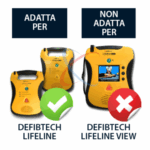 Defibtech Lifeline elettrodi pediatrici-2 PLACCHE PEDIATRICHE PER DEFIBRILLATORE DEFIBTECH