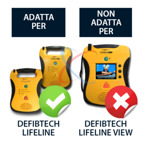 Defibtech Lifeline elettrodi pediatrici-2 PLACCHE PEDIATRICHE PER DEFIBRILLATORE DEFIBTECH