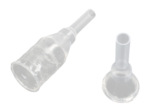 CATETERE ESTERNO UOMO con vassoio - silicone - cf 30 pz