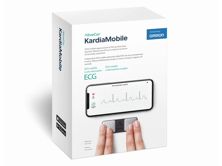 ECG 1 DERIVAZIONE OMRON KARDIAMOBILE - KM-1L-E_SCATOLA ECG 1 DERIVAZIONE OMRON KARDIAMOBILE - KM-1L-E