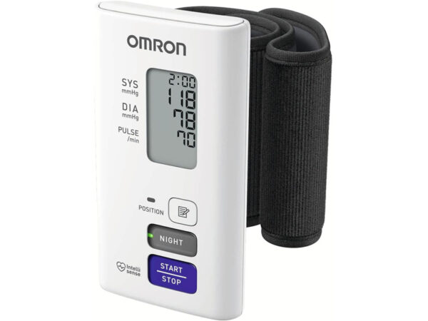 MISURATORE DI PRESSIONE DA POLSO AUTOMATICO OMRON NIGHTVIEW HEM-9601T-FASCIA MISURATORE DI PRESSIONE DA POLSO AUTOMATICO OMRON NIGHTVIEW HEM-9601T-E3